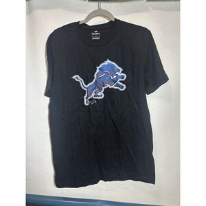 Detroit Lions Fanatics Big & Tall Midnight Mascot T-Shirt - Black Size Medium